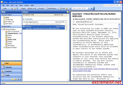 Microsoft Office 2003: Outlook (klein)