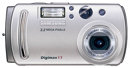 Samsung Digimax V3 U-CA3 digitale camera (groot)