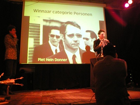 Piet Hein Donner, winnaar Big Brother Award 2003