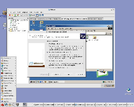 VMWare Workstation in Linux (klein)