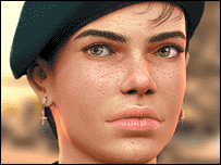 Braziliaans virtueel model Kaya