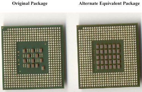 Nieuwe package Intel