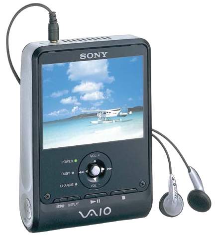 Sony PCVA-HVP20, draagbare videospeler