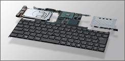 Vaio X505 van binnen