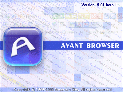 Avant Browser 9.01 beta 1