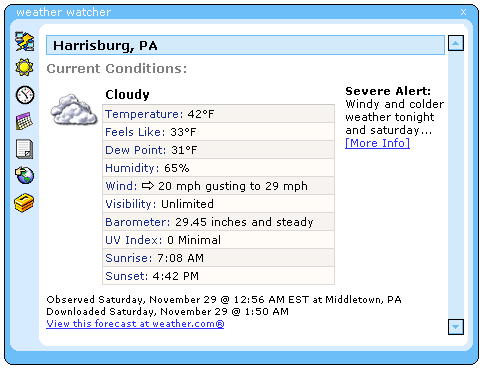 Weather Watcher 5.2c