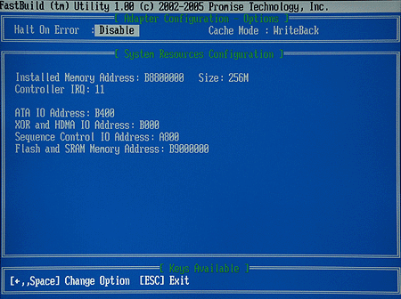 Promise FastTrak S150 SX4 BIOS - #3 Promise FastTrak S150 SX4 BIOS - #3