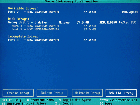 3ware Escalade 8500-8 - BIOS #3