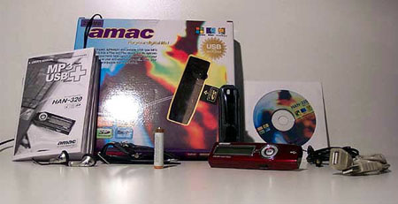 MP3-pendrives: accessoires Amac Han-320