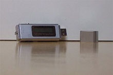 i-Bead 150M: aluminium voorkant, de rest is plastic