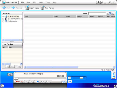 Creative MuVo NX: MediaSource