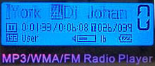i-Bead 150M: LCD (afspeelscherm)
