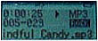 Aiptek MP-313: LCD (afspeelscherm)