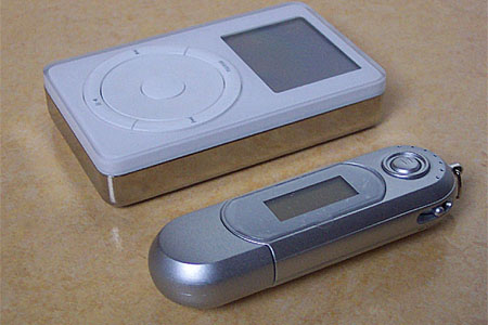 Aiptek MP-313 & Apple iPod (gen 1)