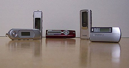 MP3-pendrives: impressie 5 modellen (3)