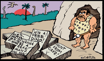 Spam oertijd cartoon Spam oertijd cartoon