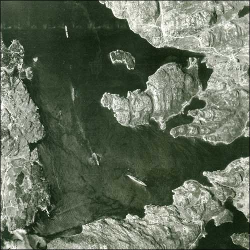 Luchtfoto WOII - 6 (Bismarck) Luchtfoto WOII - 6 (Bismarck)