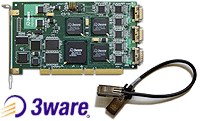 3ware Escalade 8506-12MI Multi-lane + 3ware logo (klein)