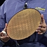 Intel 300mm waferpan met Dothan poffertjes