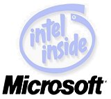 Intel Inside Microsoft logo's