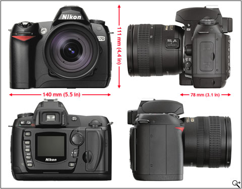 Nikon D70 (alle aanzichten)