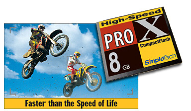SimpleTech 8GB CompactFlash-kaart SimpleTech 8GB CompactFlash-kaart