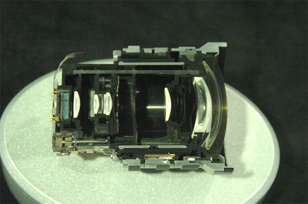 Panasonic FZ10 doorsneden zoomobjectief