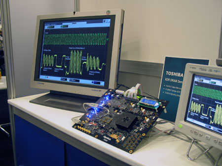 IDF 2004 - andere XDR DRAM test setup