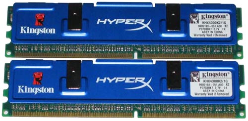 Kingston HyperX PC-4300 geheugen Kingston HyperX PC-4300 geheugen