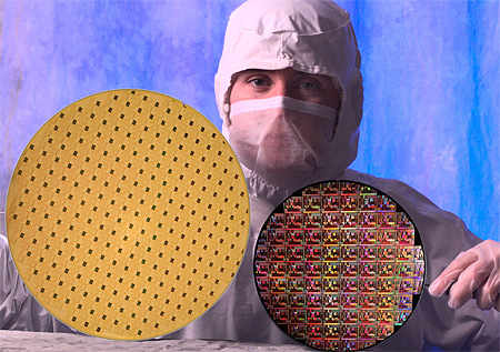 300mm wafer naast 200mm wafer inclusief engineer
