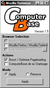 Mozilla Optimizer 1.5