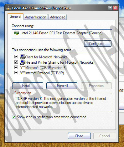 Microsoft Longhorn build 4053 IPv6