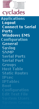 Cyclades config