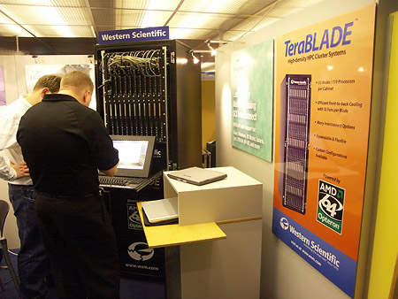 CeBIT 2004: Western Scientific TeraBlade
