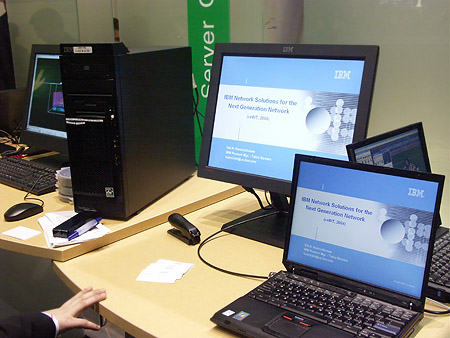 CeBIT 2004: IBM IntelliStation A Pro workstation