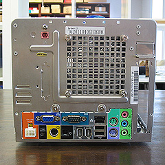 Shuttle ST62K Barebone: Back side view 240px