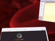 The SphereXP desktopomgeving voor Windows XP