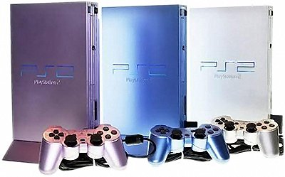 PlayStation 2 beschikbaar in drie nieuwe kleurtjes PlayStation 2 beschikbaar in drie nieuwe kleurtjes