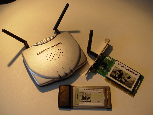 Wiireless review - Conceptronic set Wiireless review - Conceptronic set