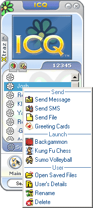 ICQ Lite 4.0 screenie ICQ Lite 4.0 screenie