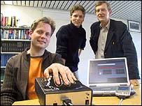 Het team achter de tasbare melodie