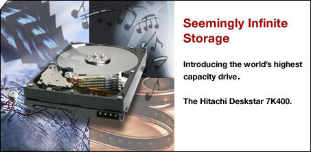 Hitachi Deskstar 7K400 400GB-harde schijf Hitachi Deskstar 7K400 400GB-harde schijf