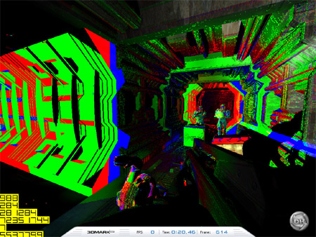 Mipmap levels in 3DMark03 bij de GeForce 6800 Ultra