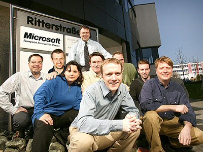 European Microsoft Innovation Center crew