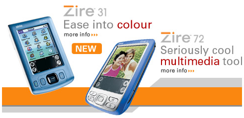 Palm Zire 31 en Zire 71