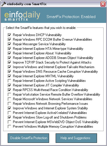 Smartfix 2.5 screenshot