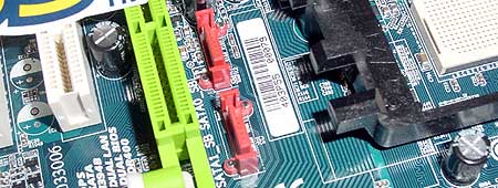 SATA-aansluitingen op de Gigabyte K8NSNXP