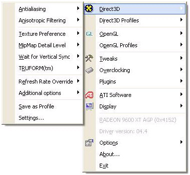 ATi Tray Tools screenshot
