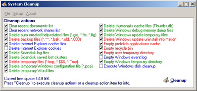 System Cleanup