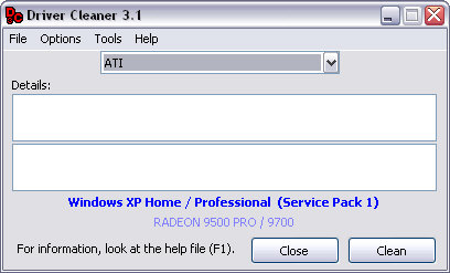 Driver Cleaner 3.1 screenshot